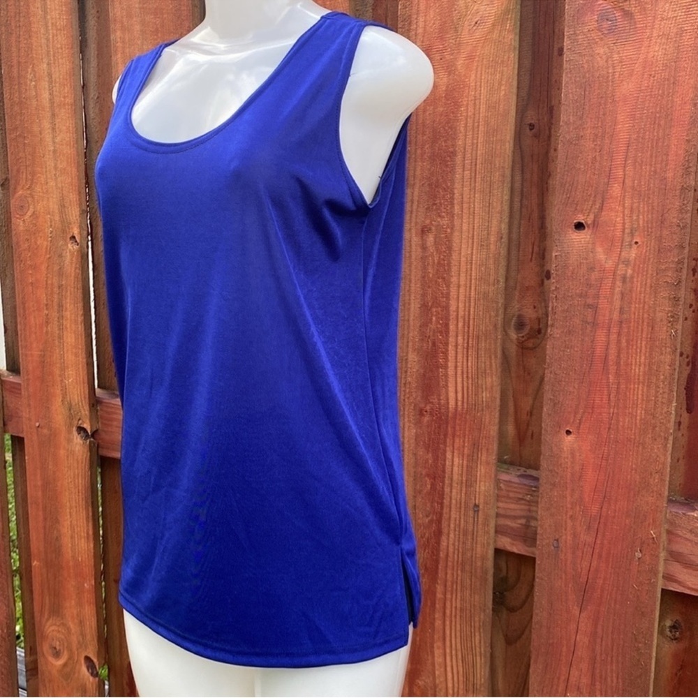Sensational Vibrant Blue Women's Tank Top Size M
